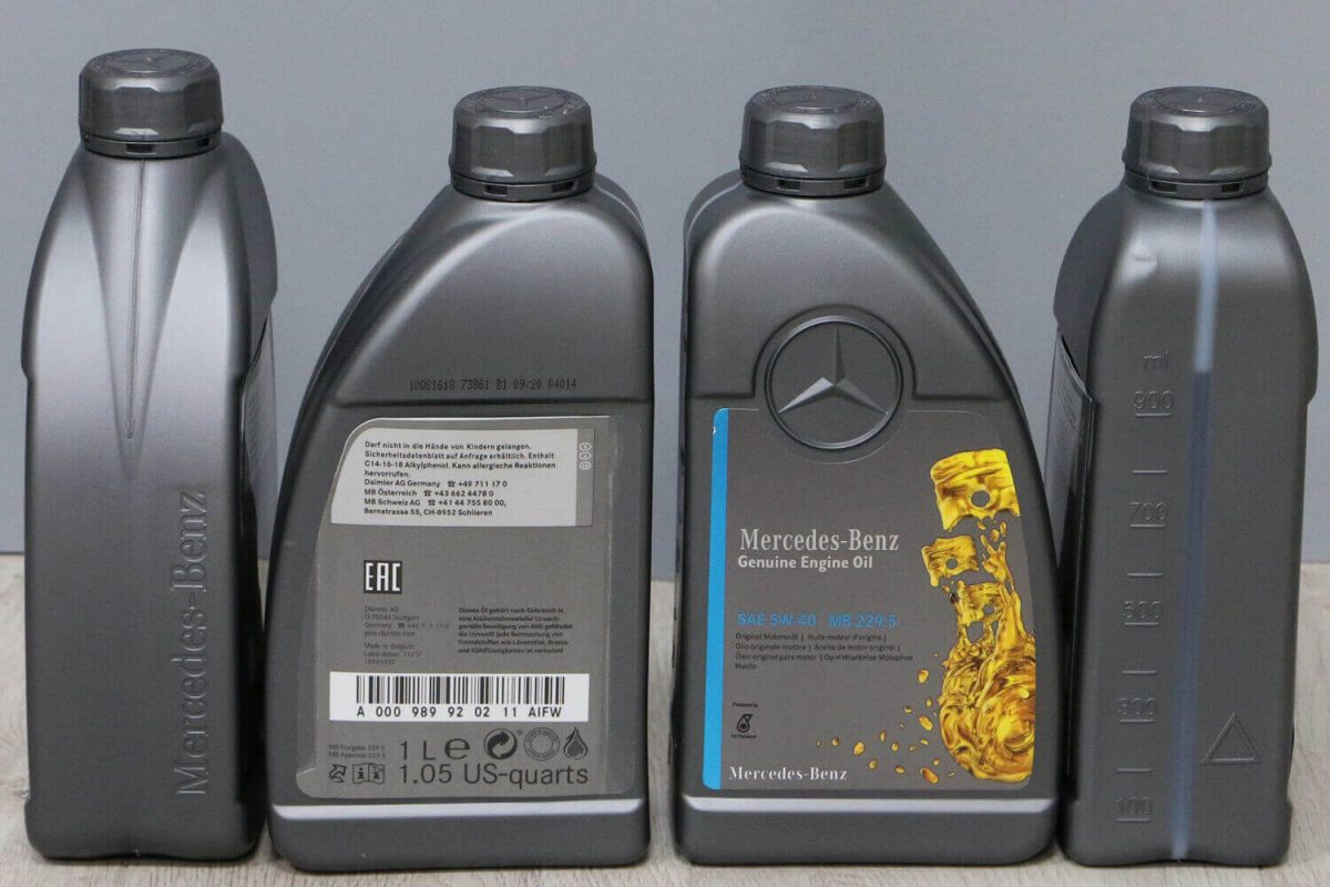 BENZ 5w40 engine oil